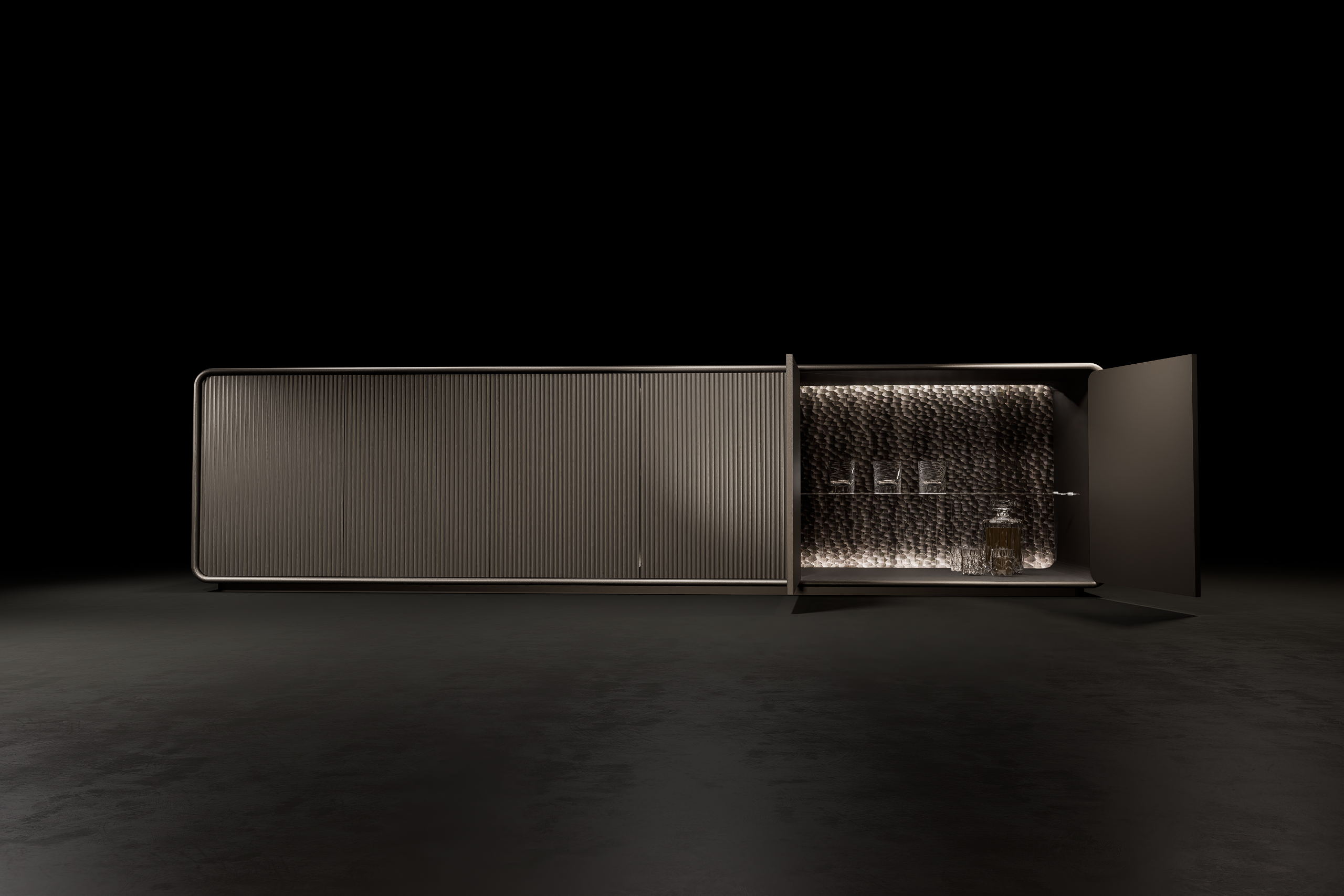 Consola Praga con Banquina